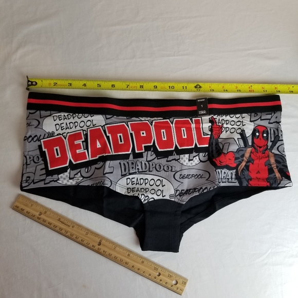 Torrid Deadpool Marvel Comic Book Boyshort Panties - Picture 14 of 14